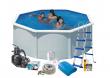 Swim & Fun Pool Basic 350 x 120 cm - Hvid