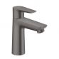 hansgrohe Talis E 110 hndvaskarmatur m/lft-op bundventil - Brstet sort krom