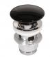 Gustavsberg Estetic bundventil push-down - Sort porcel�n