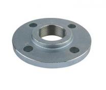 Galvaniseret stålflange m/huller - 1 1/2