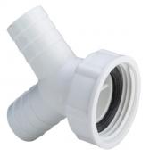 Viega slangeforskruning 45 til 2 spildevandsslangetilslutninger.