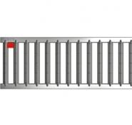 ACO spalterist til Self/Hexaline i rustfrit stl - 1,5 t - 500 mm