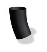 Prefa bøjning 80 mm sort aluminium 40 grader Prefa bøjning 80 mm sort aluminium 40 grader