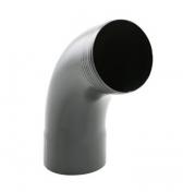 Prefa bøjning 72 grader sort aluminium 80 mm Prefa bøjning 72 grader sort aluminium 80 mm