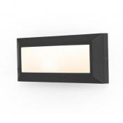 Lutec Architectural Helena udendrslampe til vg - 23 x 10 cm - Mat sort