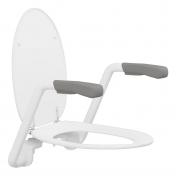 Pressalit TMA 2 armsttte inkl. sde til montering p toilet