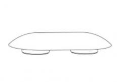 Pressalit Buffe, oval, gr