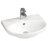 Gustavsberg Nautic 50 håndvask t/væg - Uden hanehul