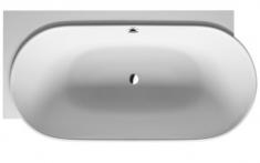 Duravit Luv fritstående badekar t/hjørne - 185 x 95 - Mat hvid - Venstre