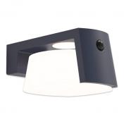 Lutec Solar Moon udendørslampe til væg m/solceller og sensor