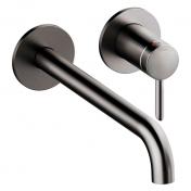 Damixa Iris hndvaskarmatur til indbygning m/Koldstart - 250 mm - Brstet grafitgr