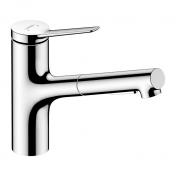 hansgrohe Zesis M33 kkkenarmatur m/udtrksbruser 150 m/EcoSmart 2jet - Krom