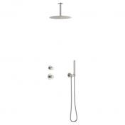 Damixa Iris DS 2 brusesystem til indbygning - Loft - Steel