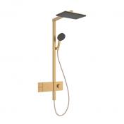 hansgrohe Raindance Alive Q Showerpipe 200/340 1jet m/ShowerSelect Comfort og EcoSmart - Brstet bronze