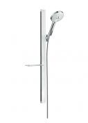 hansgrohe Raindance Select S Bruserst 120 3jet m/bruserstang 90 cm og sbeskl - Hvid/krom