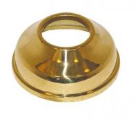 Roset 32mm ø75 mm h 30mm - Poleret messing