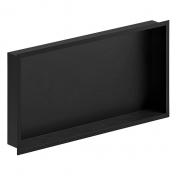 Damixa Zen badevrelseshylde til indbygning - Rektangulr - Mat sort