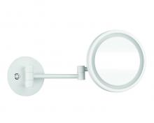 Kriss Athena makeupspejl t/væg Ø20 m. 5x forstørrelse og lys - Hvid Kriss Athena makeupspejl t/væg Ø20 m. 5x forstørrelse og lys - Hvid