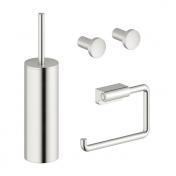 Damixa Zen tilbehrspakke til badevrelset - Steel