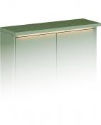 Gustavsberg Graphic topplade m/lys - Lille dybde - Grøn Gustavsberg Graphic topplade m/lys - Lille dybde - Grøn