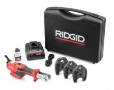 Ridgid pressmaskine RP115, med batteri, lader og U16-20-25 kber