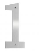 Beslagsboden husnummer 1 - Børstet rustfrit stål