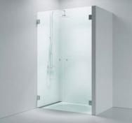 Strømberg Lucca 30 dobbelt nichedør - Klart glas