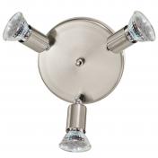 Eglo Mini Rondel m/LED spots - Børstet stål