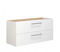 Dansani Mido+ 120 vaskeskab t/dobbelt håndvask - Hvid højglans