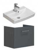 Dansani Mido+ 50 møbelsæt m/Cappella mat vask - Grå mat