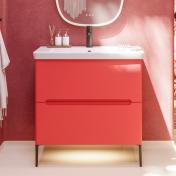 Dansani Luna Vintage 80 mbelst m/Larghetto vask og integrerede greb - Valgfri farve