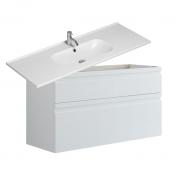 Dansani Luna Urban møbelsæt m/Kantate vask og integrerede greb - Høj - Hvid mat