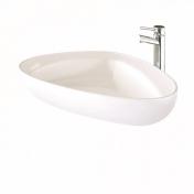 Strømberg Terca 59 fritstående bowlevask - Uden hanehul - Uden overløb