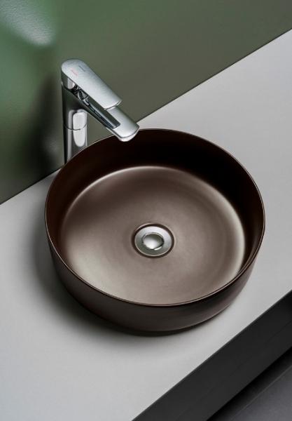 Hafa Circle Ø36 fritstående bowlevask - Uden overløb - Mat kaffe Hafa Circle Ø36 fritstående bowlevask - Uden overløb - Mat kaffe