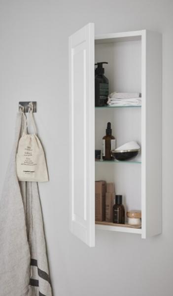 Hafa Grace vægskab - Mat hvid ramme Hafa Grace vægskab - Mat hvid ramme