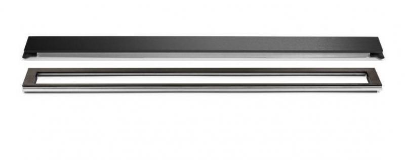 Unidrain afløb 900 mm/10 mm ramme - Børstet sort Unidrain afløb 900 mm/10 mm ramme - Børstet sort