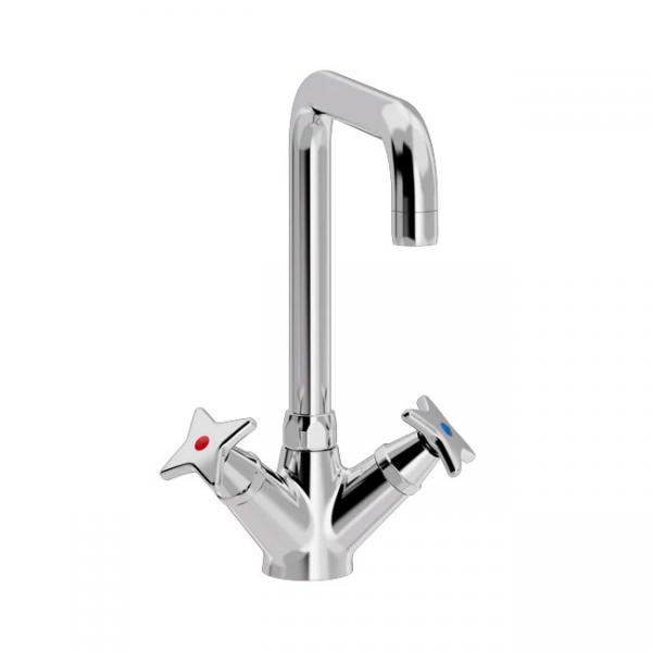 Toni køkkenarmatur m/krydsgreb - Krom Toni køkkenarmatur m/krydsgreb - Krom