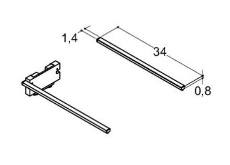 Dansani batteridrevet skuffelys til 1 skuffe D35