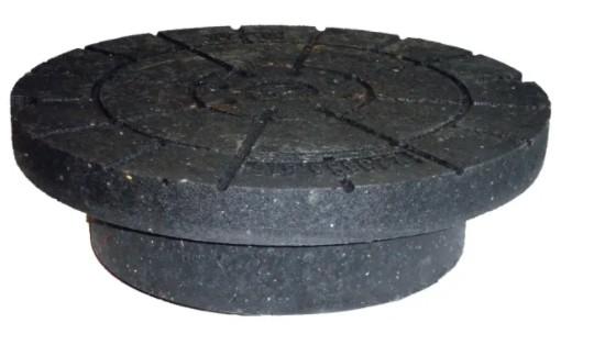 Lauridsen 315 mm dæksel t/ kegle med fals - 1,5 tons Lauridsen 315 mm dæksel t/ kegle med fals - 1,5 tons