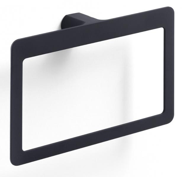 Hefe Piren håndklædering - Mat sort Hefe Piren håndklædering - Mat sort