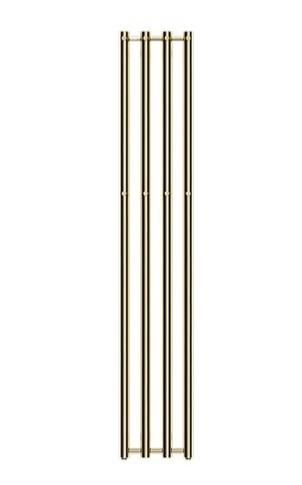 Strømberg Regus håndklædetørrer - 26,6x150 cm - Poleret messing