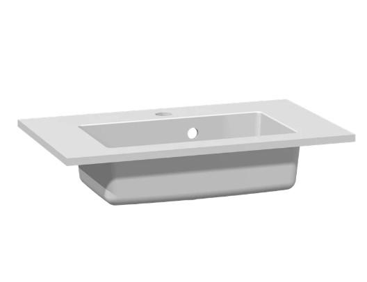 Dansani Mini Minore 60 møbelvask - 1 hanehul Dansani Mini Minore 60 møbelvask - 1 hanehul