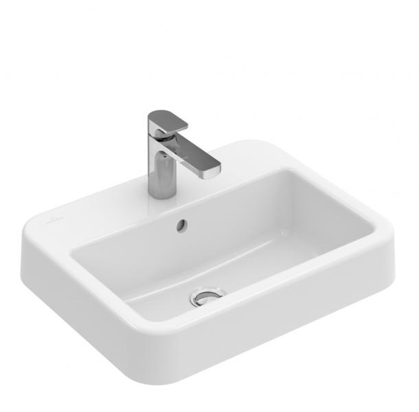 V&B Architectura 55 håndvask t/nedfældning - 1/3 hanehuller V&B Architectura 55 håndvask t/nedfældning - 1/3 hanehuller