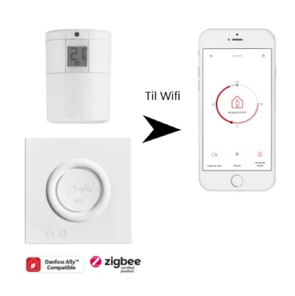Danfoss Ally Starter Pack - Radiatorstyring til Wifi Danfoss Ally Starter Pack - Radiatorstyring til Wifi
