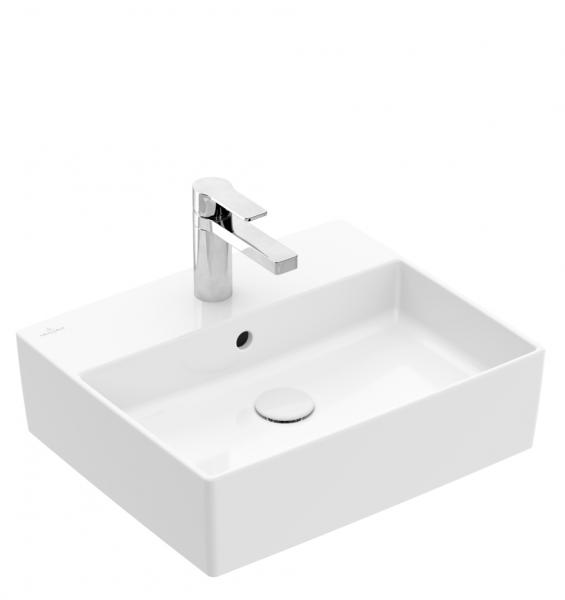 V&B Memento 2.0 50 fritstående bowlevask - 1/3 hanehuller - Med overløb V&B Memento 2.0 50 fritstående bowlevask - 1/3 hanehuller - Med overløb