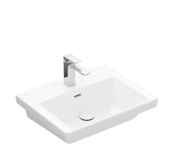 V&B Subway 3.0 55 håndvask t/væg - 1/3 hanehuller V&B Subway 3.0 55 håndvask t/væg - 1/3 hanehuller