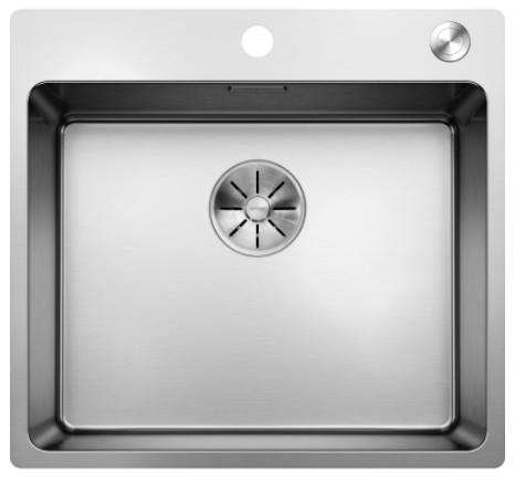 Blanco Andano 500-IF/A MXI køkkenvask m/PushControl afløbsbetjening - Rustfrit stål