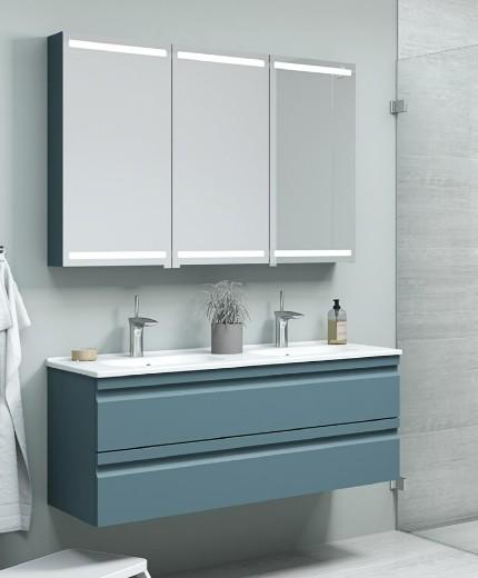 Dansani Luna Urban 120 møbelsæt m/Kantate dobbeltvask og skuffer - Valgfri farve Dansani Luna Urban 120 møbelsæt m/Kantate dobbeltvask og skuffer - Valgfri farve