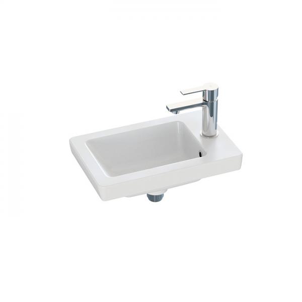 Dansani Micro Larghetto 43 håndvask t/møbel - 1 hanehul Dansani Micro Larghetto 43 håndvask t/møbel - 1 hanehul