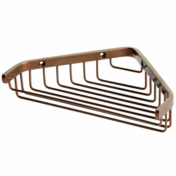 Lavabo Luna hjørnehylde til bad - Bruneret messing Lavabo Luna hjørnehylde til bad - Bruneret messing